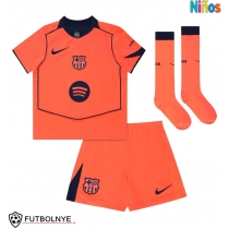 Camiseta Barcelona Ronald Araujo #4 Tercera Equipación para niños 2025-26 manga corta (+ pantalones cortos)